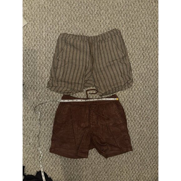 ASOS Men’s Shorts Bundle XS 5” Corduroy Pink & Striped Linen Blend Casual - Picture 1 of 3